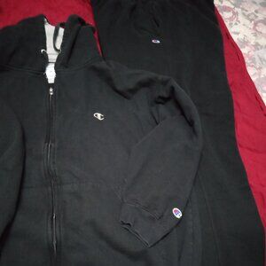Men's champion pants and hoodie size 3x